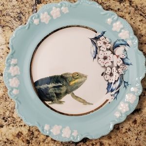 Anthropologie Lou Rota Chameleon Dessert Plate